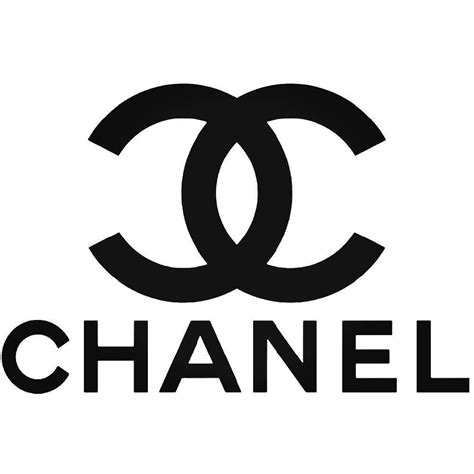 chanel logo weiß|chanel silhouette logo.